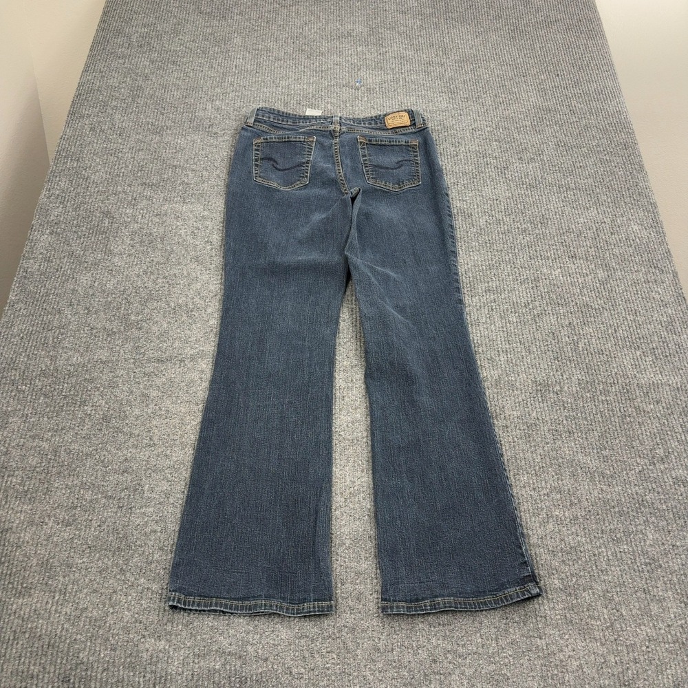Signature by Levi Strauss & Co Jeans Women 12 Blue Cotton Spandex Bootcut Casual - Picture 5 of 7